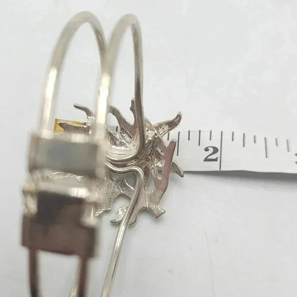 Starfish Coral Faux Pearl-Embellished Silver Tone Bracelet - Picture 6 of 6